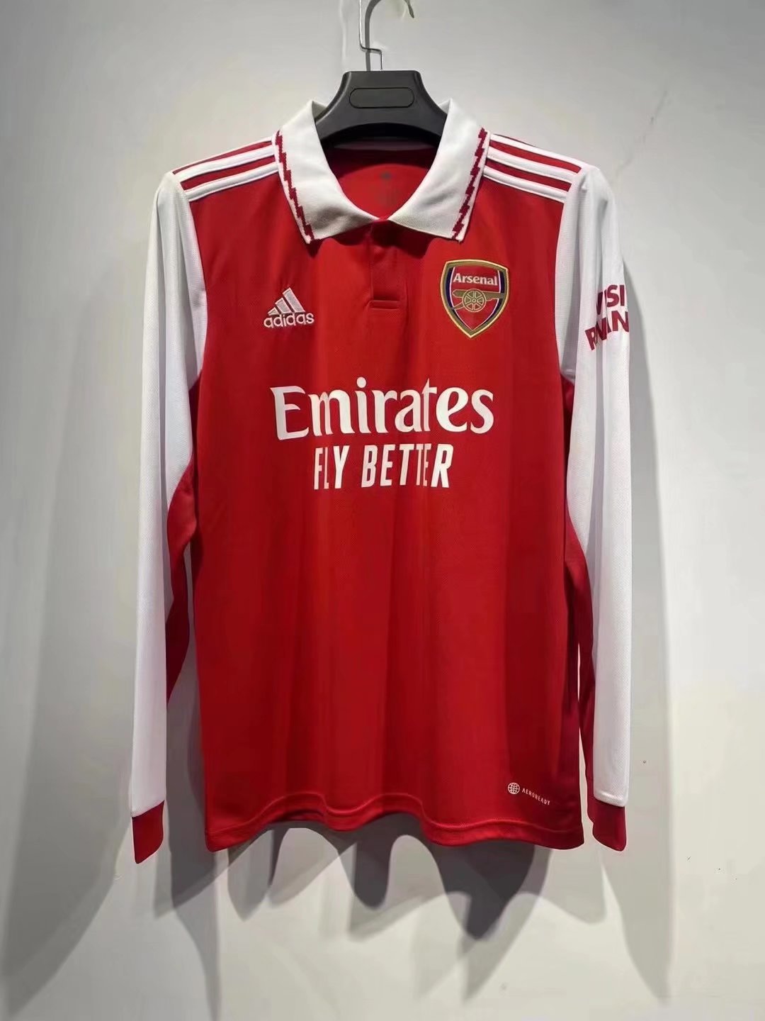 Arsenal 2022/2023 Home Long Sleeve Fan Version Football Jersey