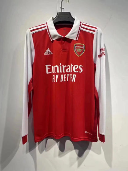 Arsenal 2022/2023 Home Long Sleeve Fan Version Football Jersey