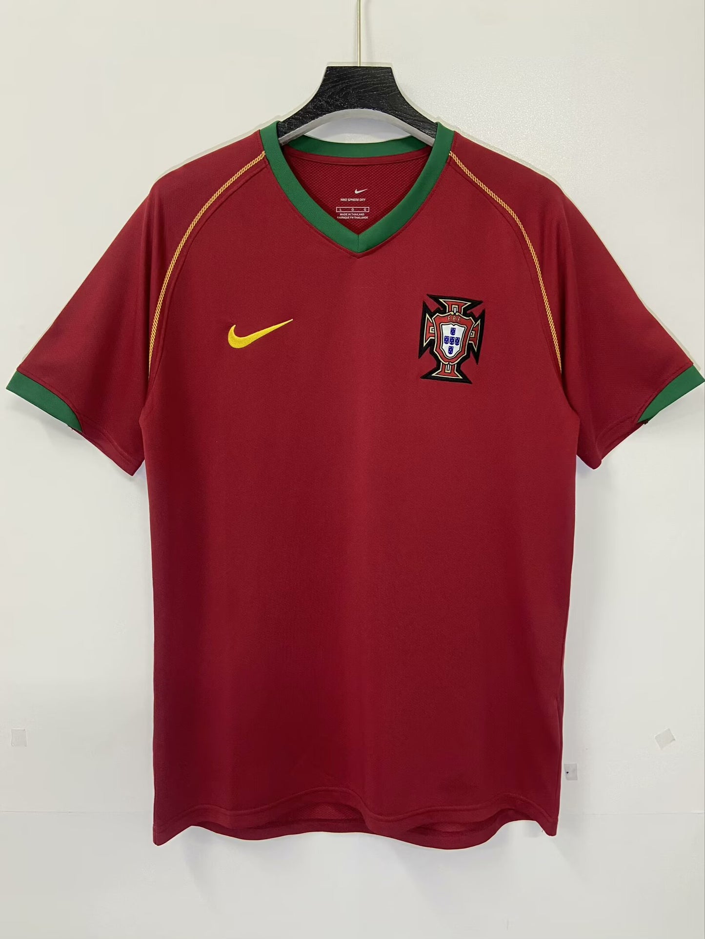 Retro Portugal 2005 Home Football Jersey