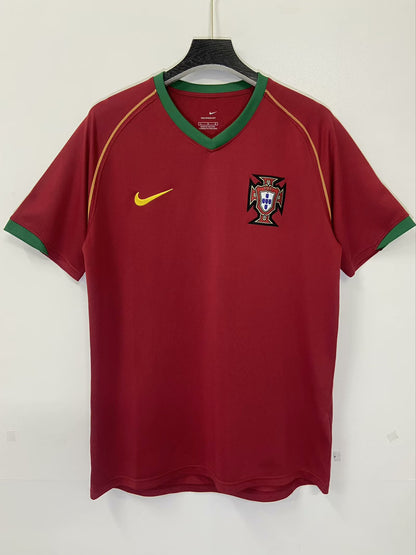 Retro Portugal 2005 Home Football Jersey