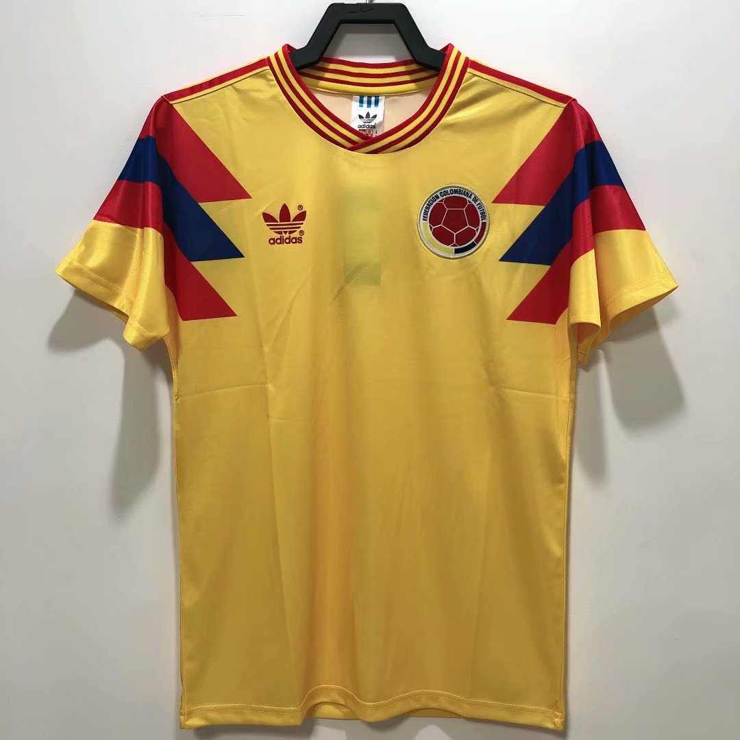 Retro Columbia 1990 Home Fan Version Football Jersey