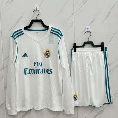 Retro Real Madrid 2017/2018 Home Football Jersey
