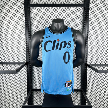 Los Angeles Clippers City Blue #0 WESTBROOK NBA Season Jerseys 2025