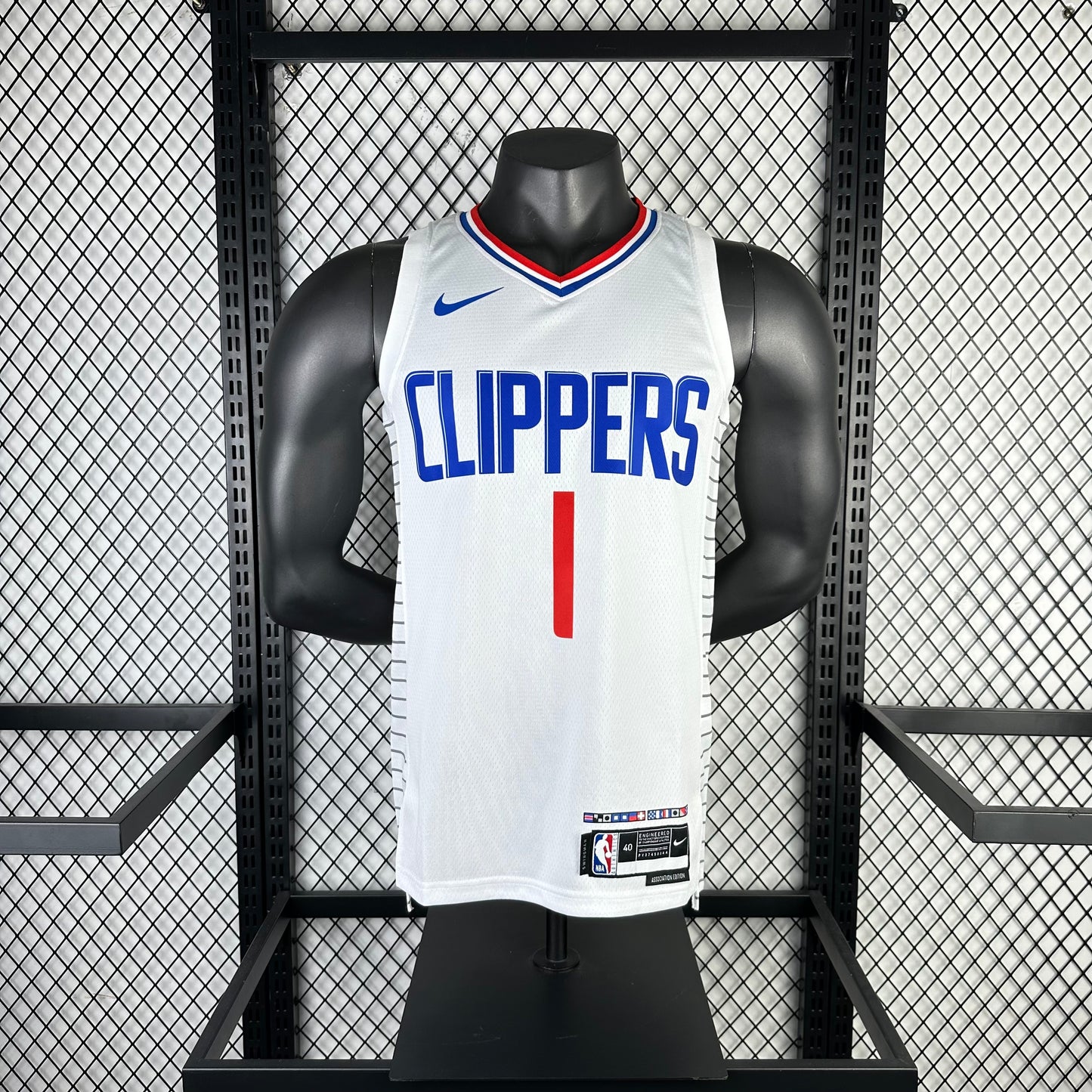 Los Angeles Clippers White #1 HARDEN NBA Season Jerseys 2023