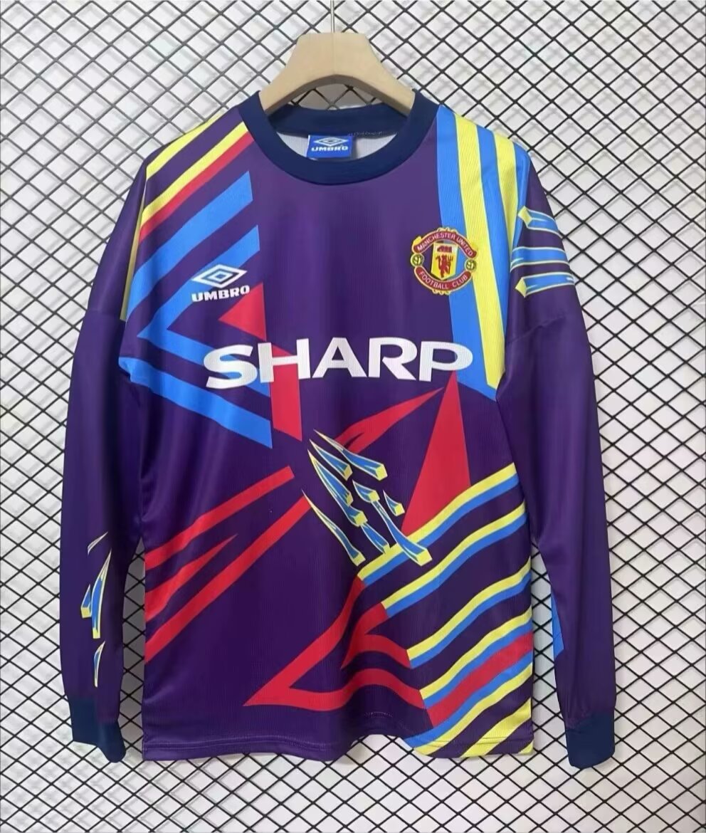 Retro Manchester united 1992/1993 Goalkeeper Football Jersey