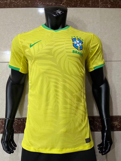 Brazil 2023/2024 Home Player Version Football Jersey