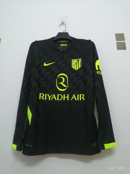 Atlético de Madrid 2026/2027 Away Long Sleeve Player Version Football Jersey