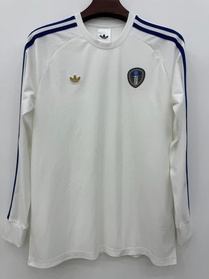 Retro Leeds United Long Sleeve leisure T-shirt Jersey 2025-2026