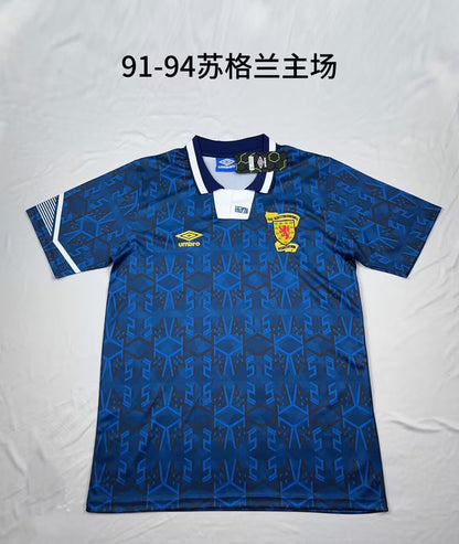 Retro Scotland 1991/1993 Home Football Jersey