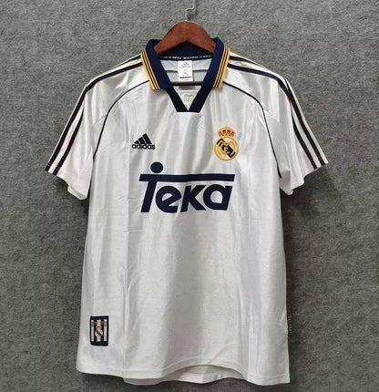 Retro real madrid 1998/2000 Home Football Jersey