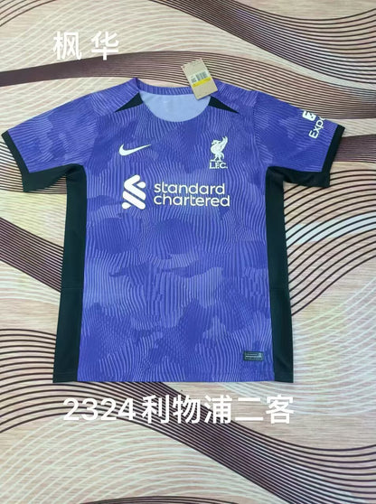 Liverpool 2023/2024 Away Fan Version Football Jersey