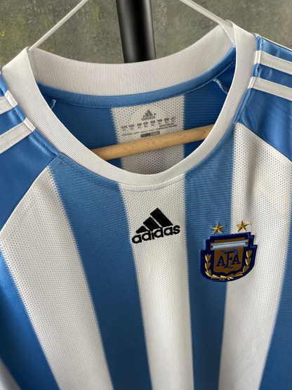 Retro Argentina 2010 Home Football Jersey
