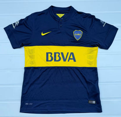 Retro Boca 2014/2015 Home Fan Version Football Jersey