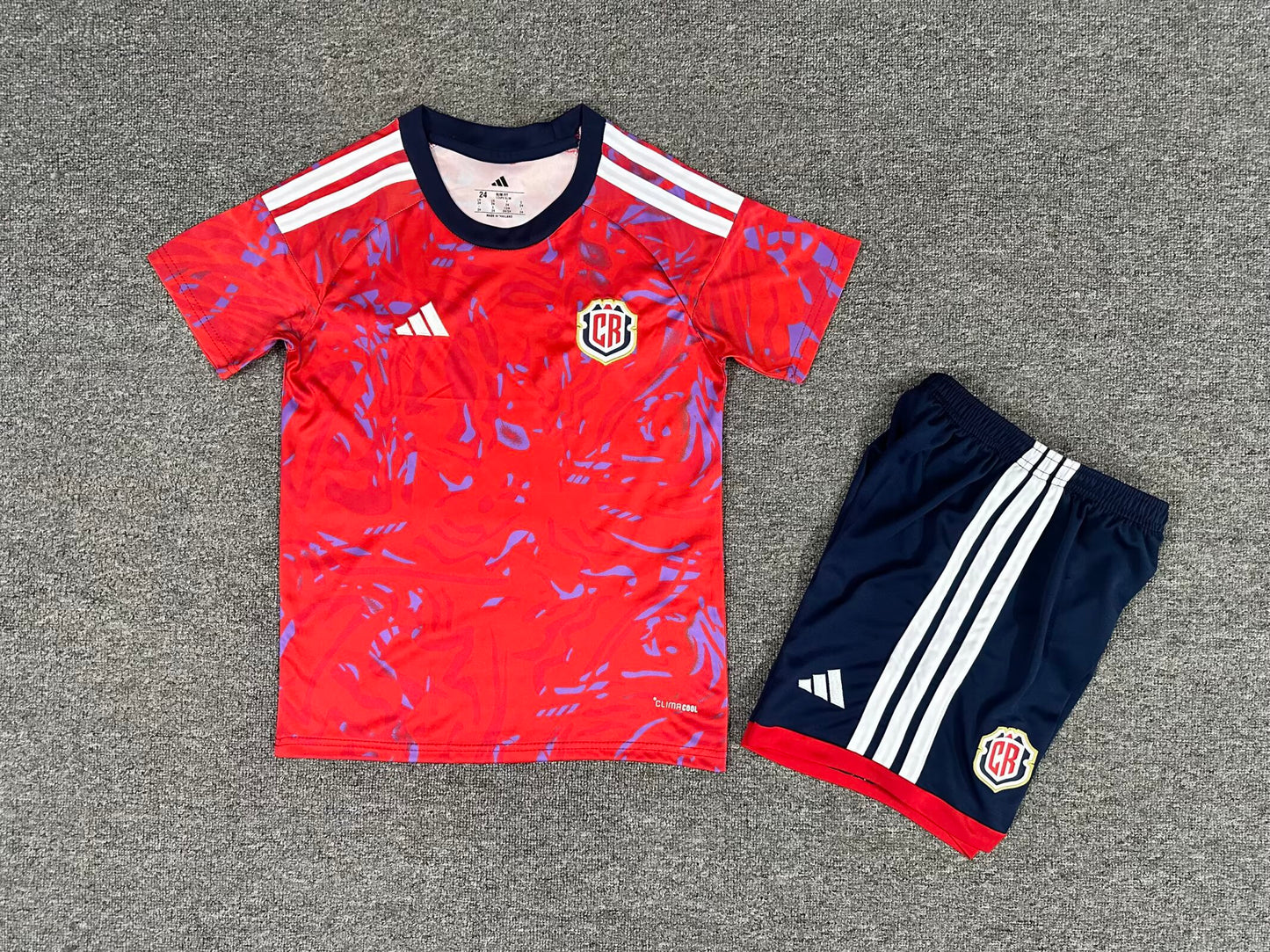 Costa Rica 2026/2027 Kids Home Fan Version Football Jersey
