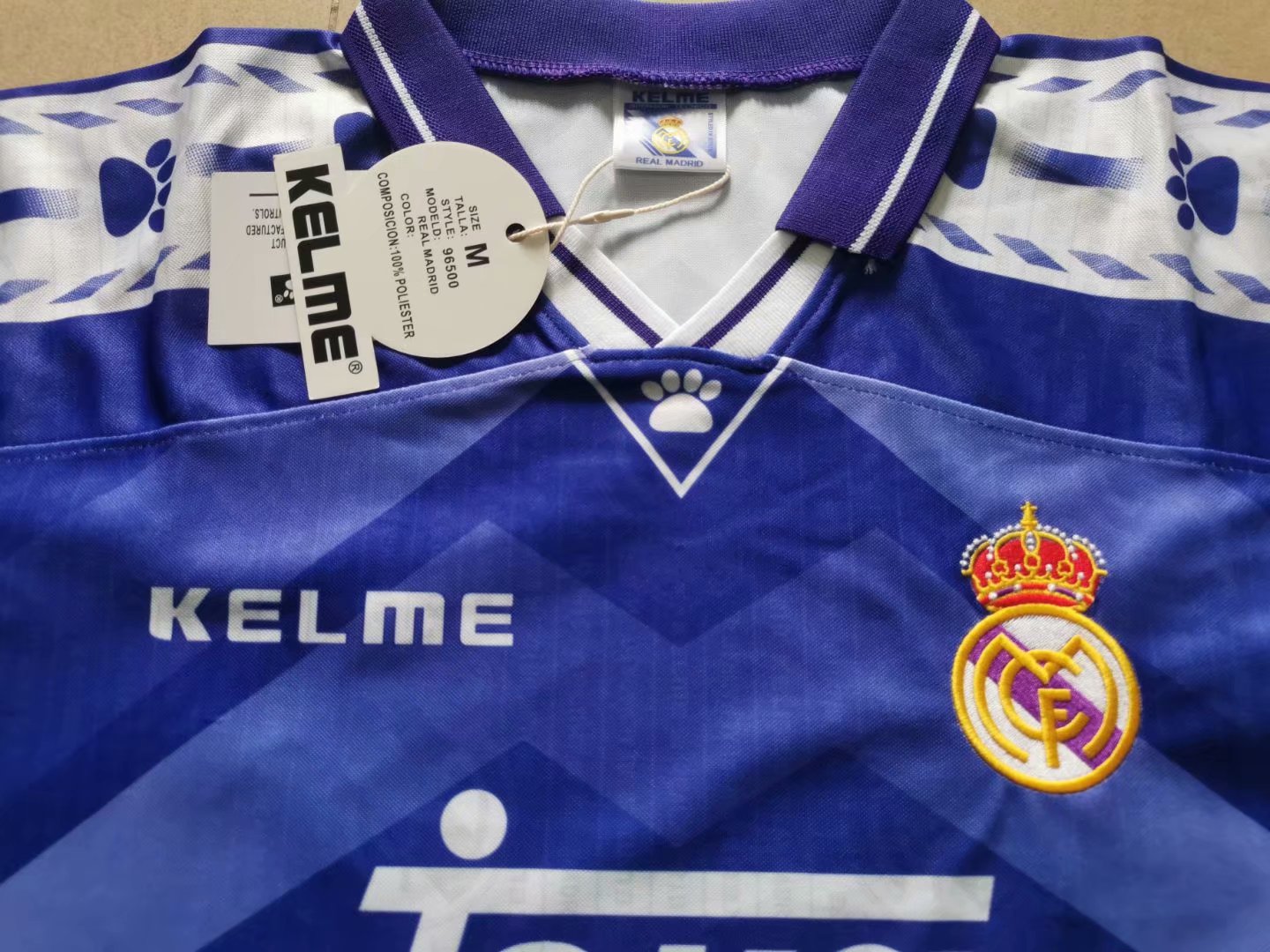 Retro real madrid 1996/1997 Away Football Jersey