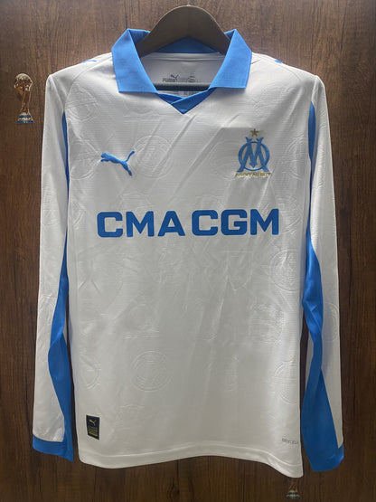 Marseille 2025/2026 Home Fan Version Football Jersey