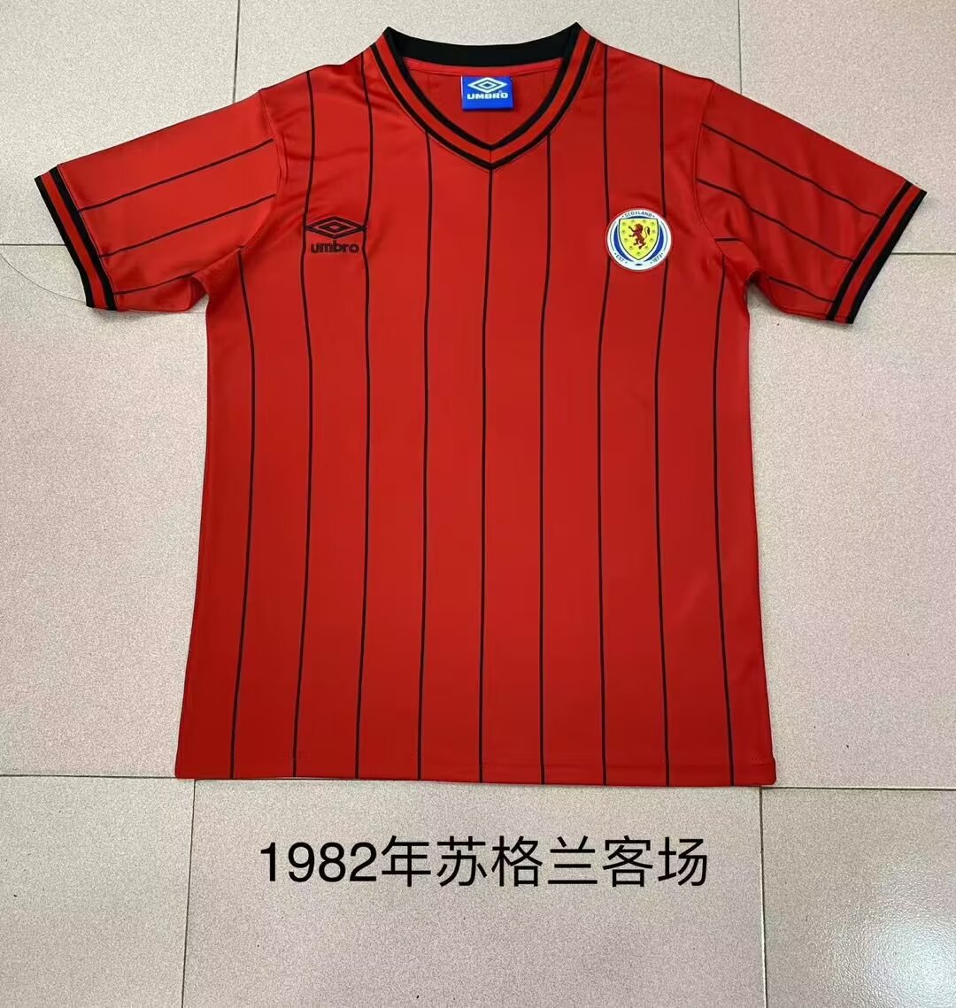 Retro Scotland 1982 Away Football Jersey