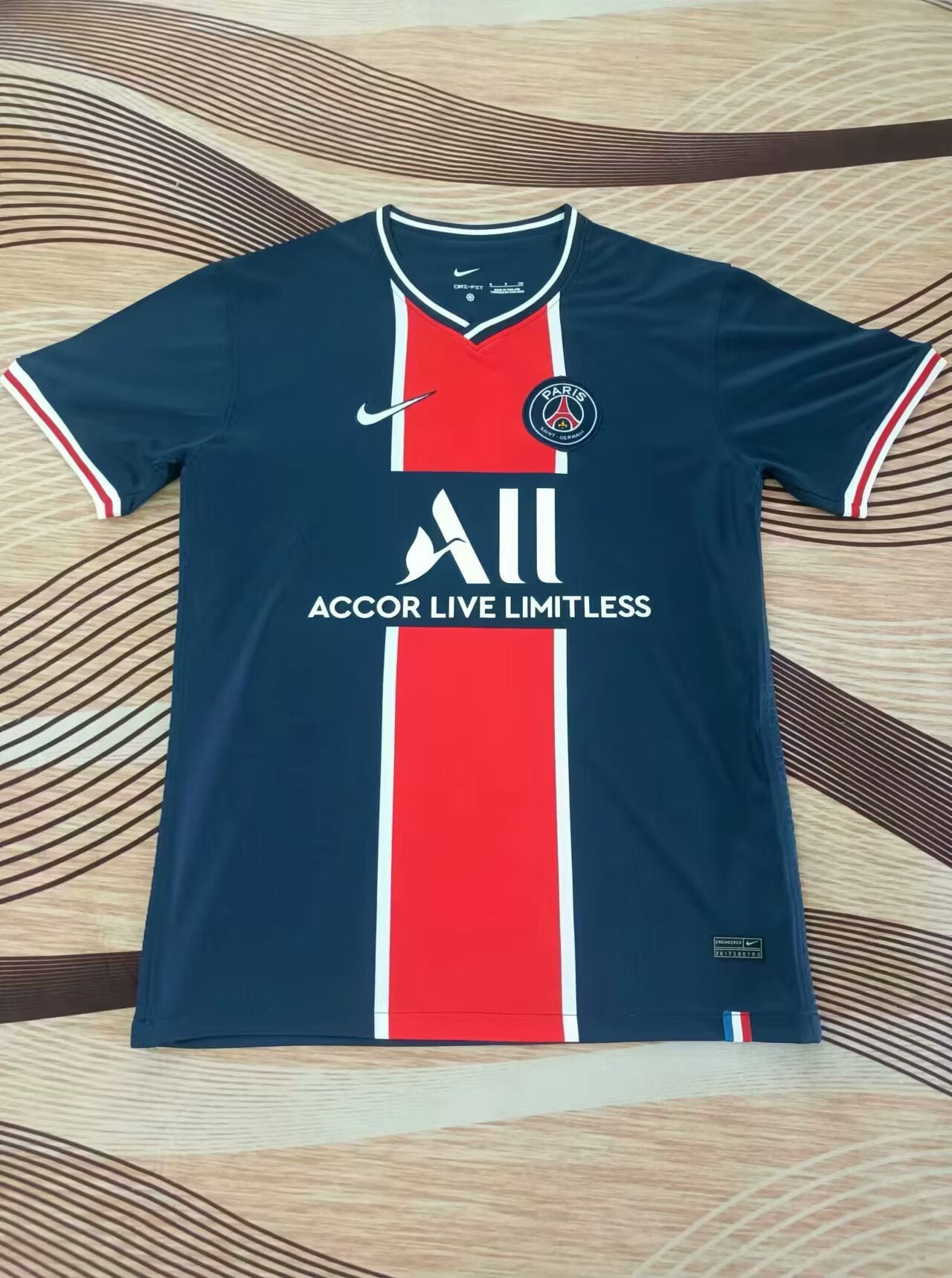 PSG Paris 2020/2021 Home Fan Version Football Jersey
