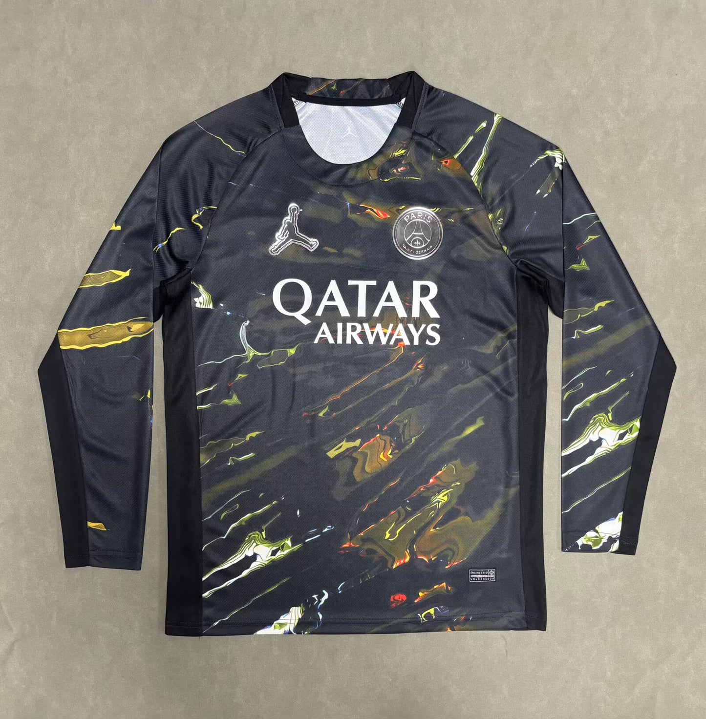 PSG Paris 2025/2026 Away Long Sleeve Fan Version Football Jersey