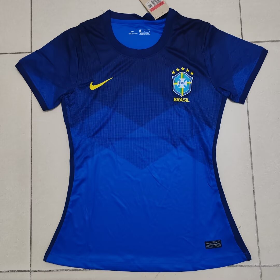 Brazil 2020/2021 Women Away Fan Version Football Jersey