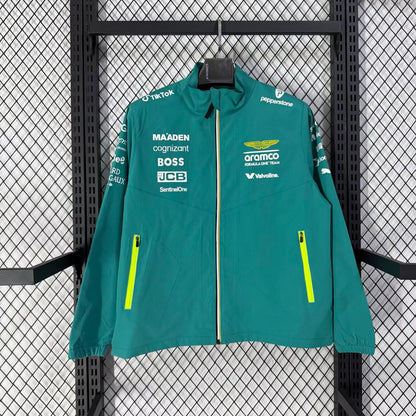 F1 Aston Martin Windbreaker Green Jersey 2026-2027