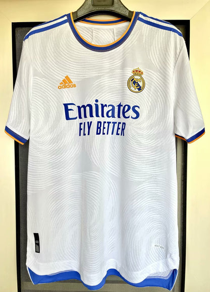 Retro Real Madrid 2021/2022 Home Player Version Football Jersey
