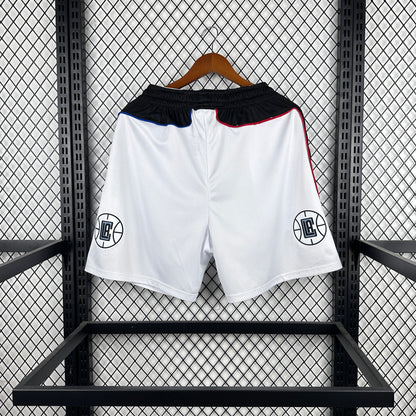 Los Angeles Clippers White NBA Pants