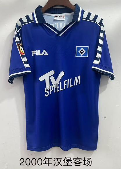 Retro Hamburger SV 2000 Away Fan Version Football Jersey