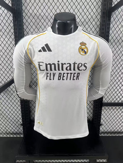 Real Madrid 2025/2026 Home Player Version Football Jersey