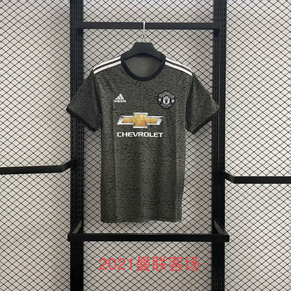 Retro Manchester United 2020/2021 Away Fan Version Football Jersey
