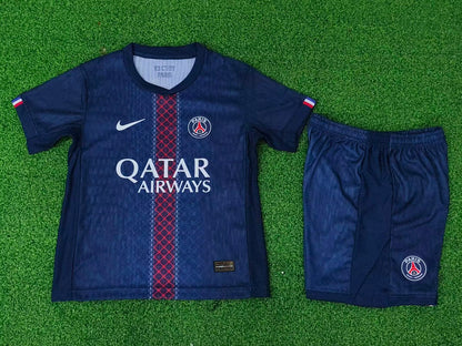 PSG Paris 2025/2026 Kids Home Player Version Football Jersey