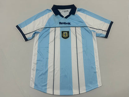 Retro Argentina 2001 Home Fan Version Football Jersey