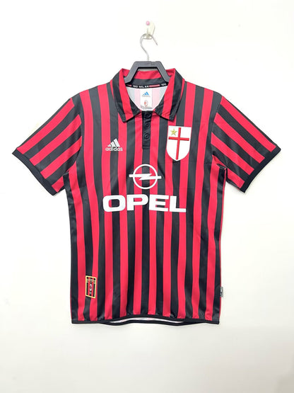 Retro AC Milan 1999/2000 Home Football Jersey