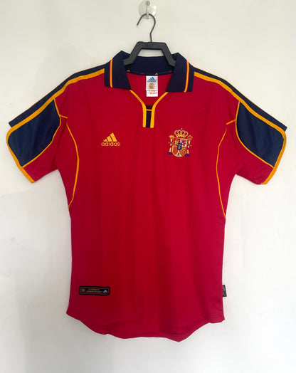 Retro Spain 2000 Home Football Jersey