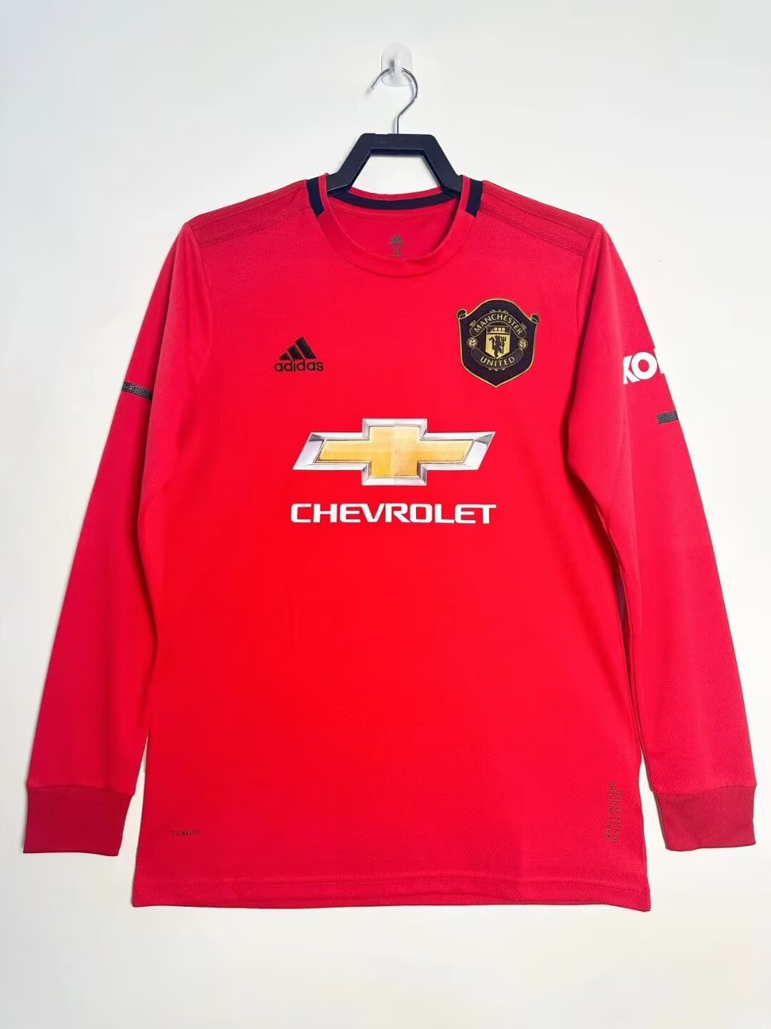 Retro Manchester united 2019/2020 Home Long Sleeve Fan Version Football Jersey