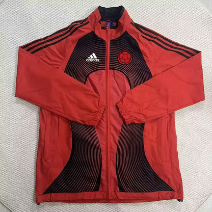 Colombia Windbreaker Black Red Jersey 2026-2027