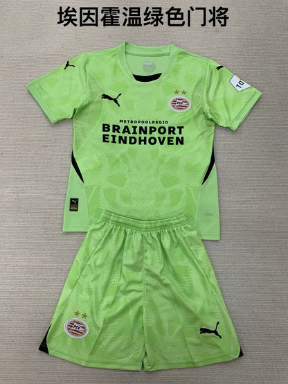 PSV eindhoven 2024/2025 Kids Goalkeeper Football Jersey