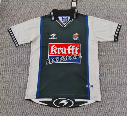 Retro Real Sociedad 2000/2002 Away Fan Version Football Jersey