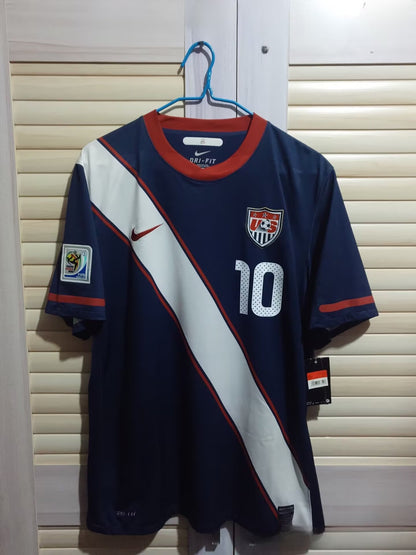 Retro USA 2010 Away Fan Version Football Jersey