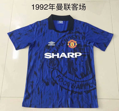 Retro Manchester united 1992/1993 Away Football Jersey