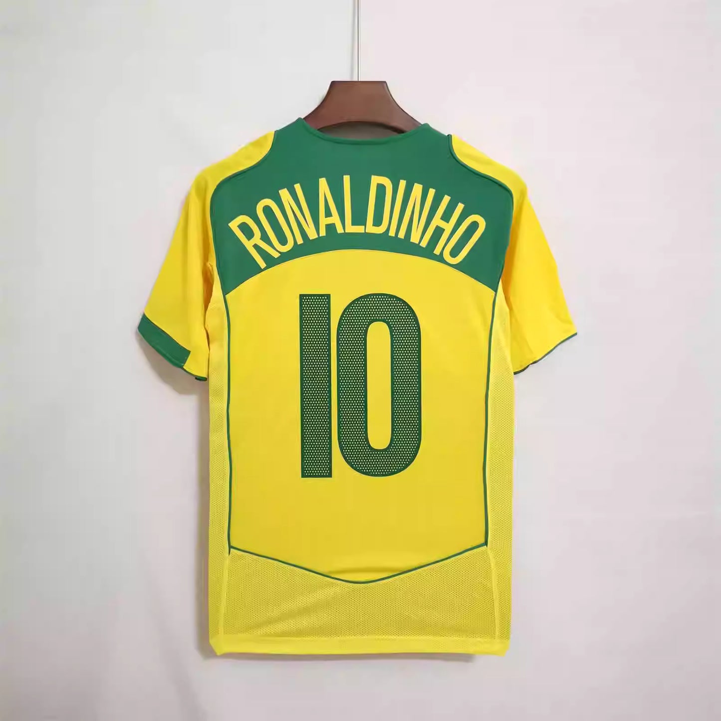 Retro Brazil 2004 Home Football Jersey