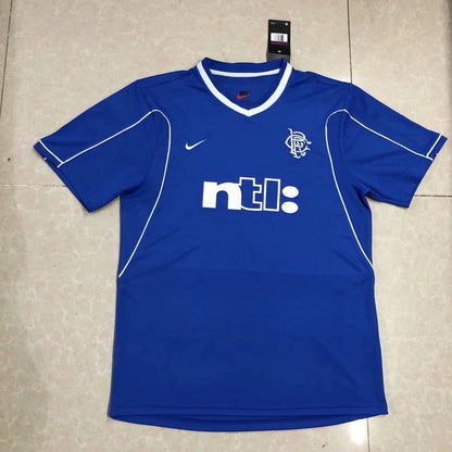 Retro Rangers 1999/2000 Home Football Jersey