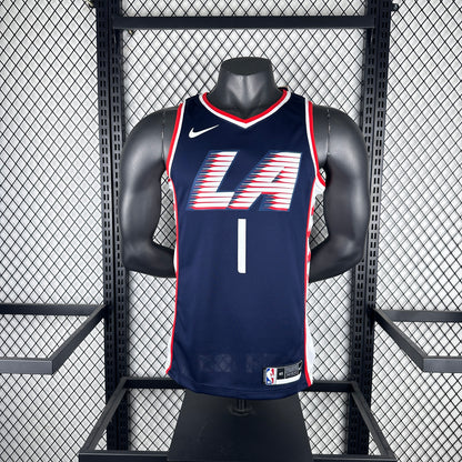 Los Angeles Clippers City Blue #1 HARDEN NBA Season Jerseys 2025
