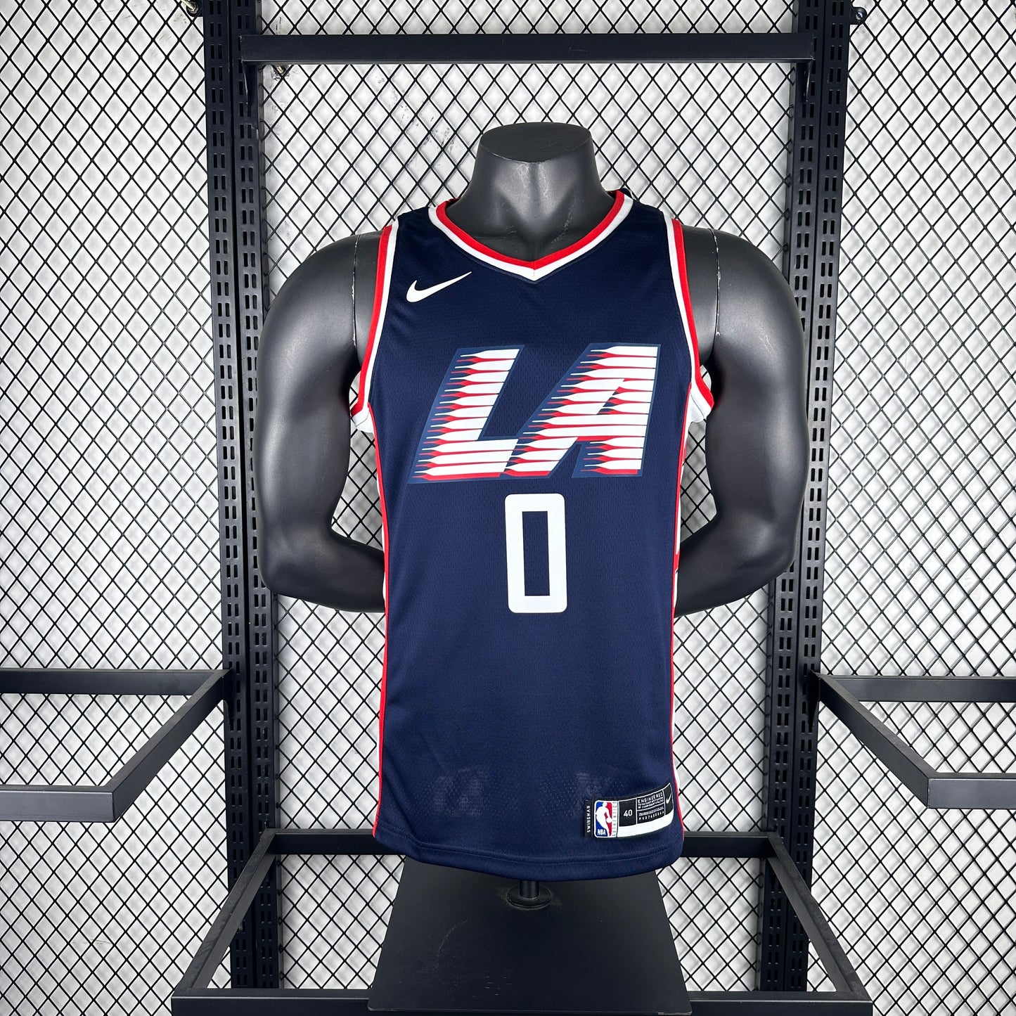Copy Los Angeles Clippers City Blue #0 WESTBROOK NBA Season Jerseys 2025