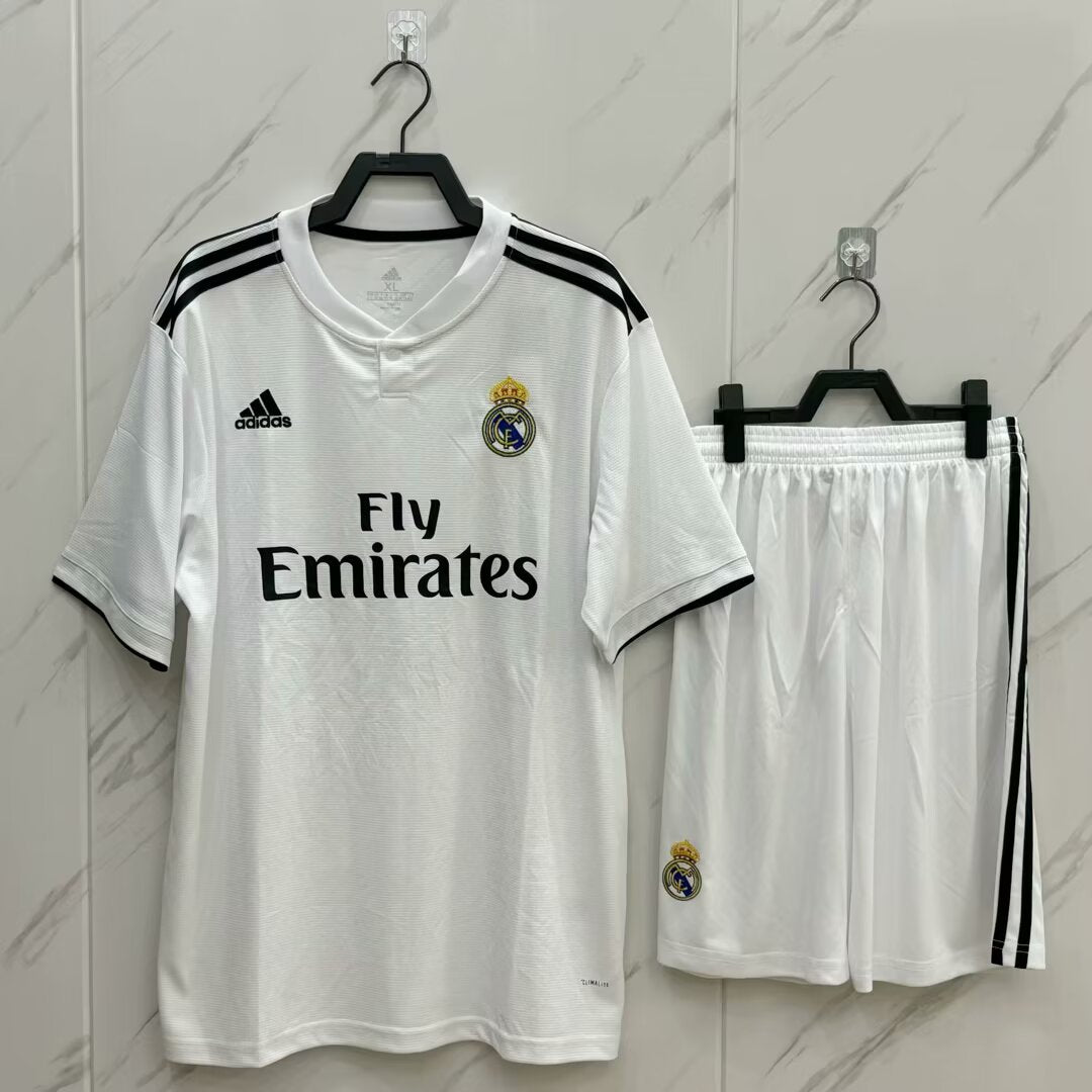 Retro Real Madrid 2018/2019 Home Football Jersey