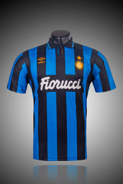 Retro Inter Milan 1992 Home Football Jersey