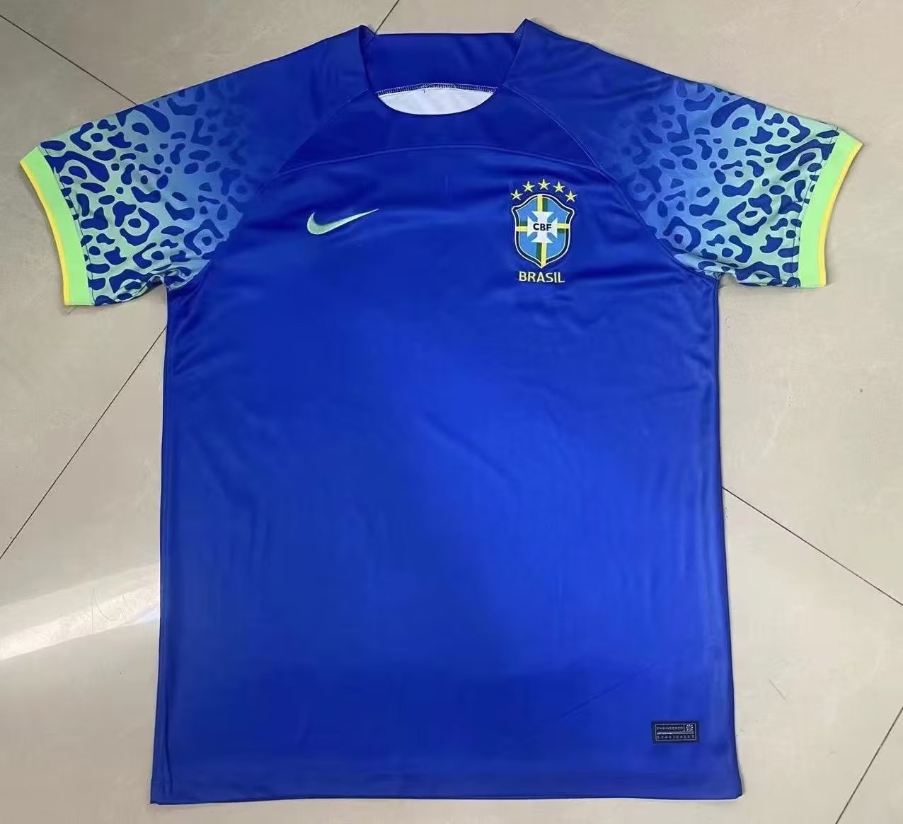 Brazil 2022 Away Fan Version Football Jersey