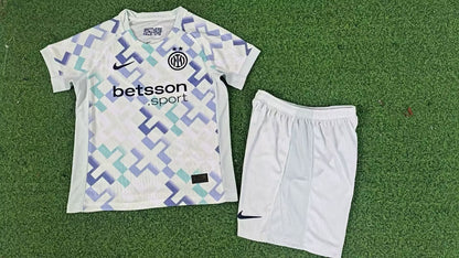 Inter Milan 2025/2026 Kids Away Player Version Football Jersey