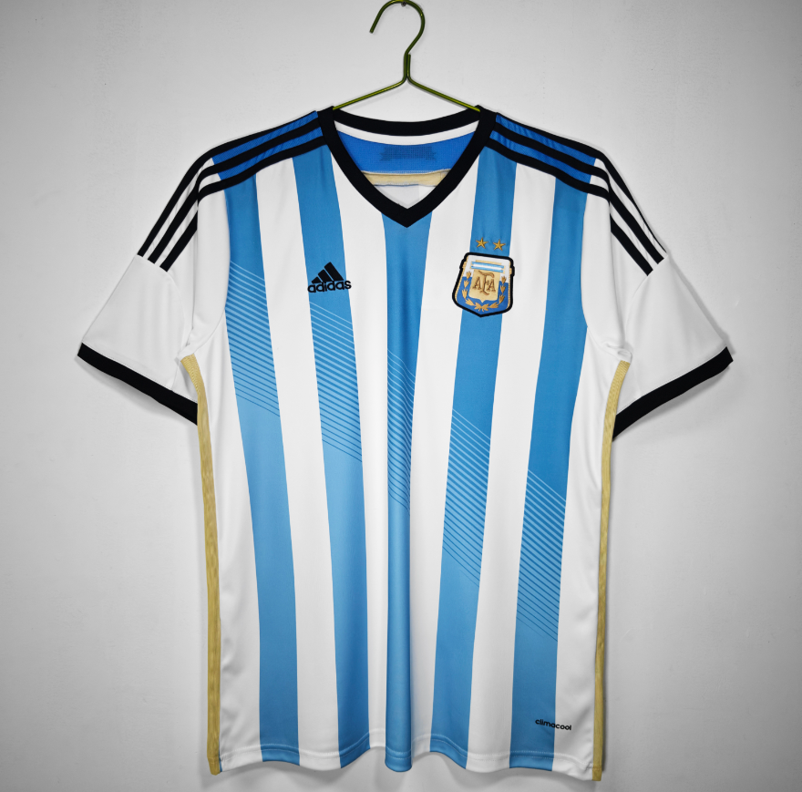 Retro Argentina 2014 Home Football Jersey