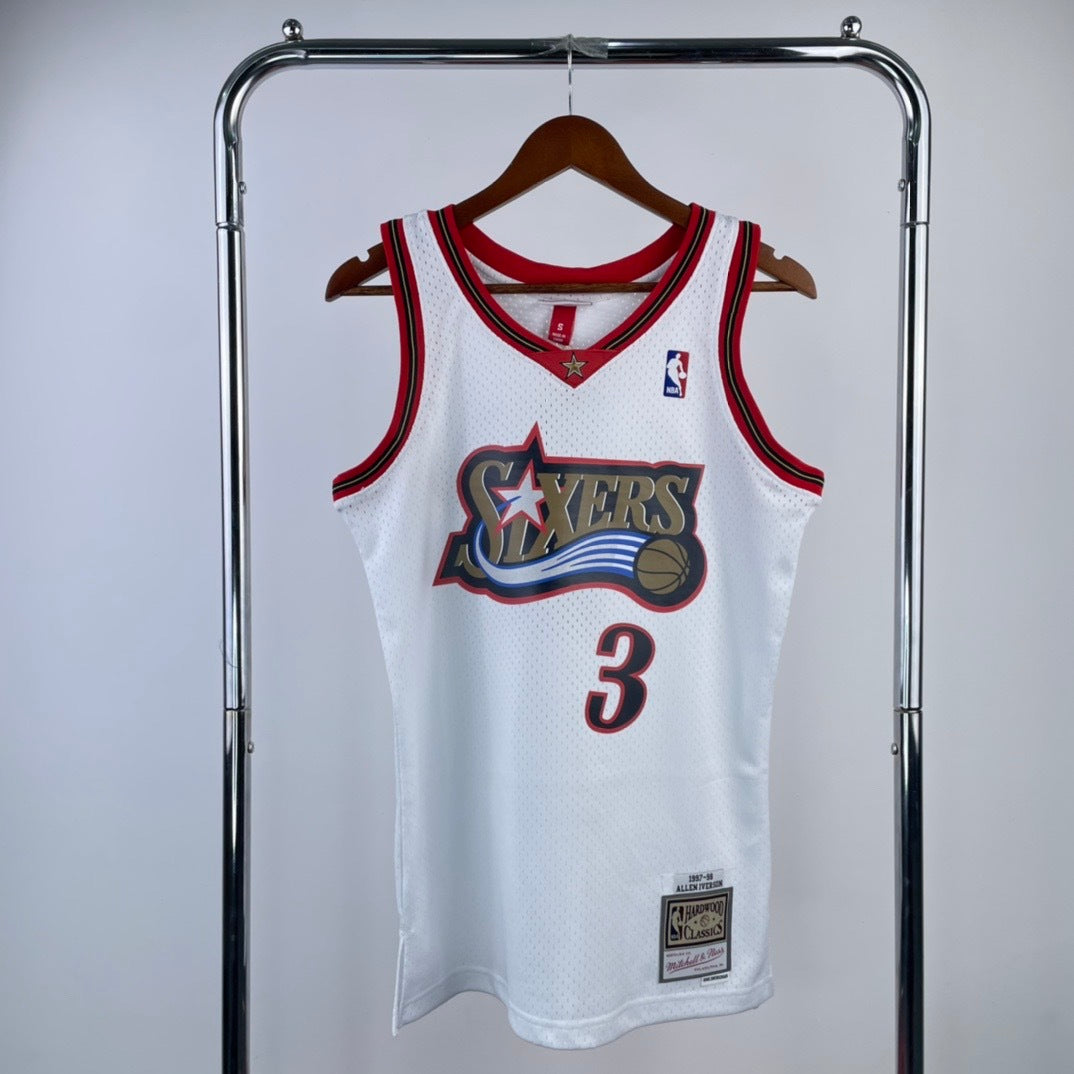 Retro Philadelphia 76ers 1998 Football Jersey